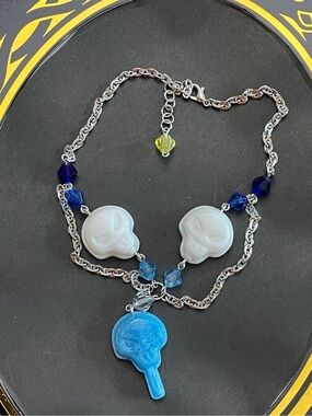 Twisted Wonderland Idia Shroud Inspired Groovy Candy Choker Necklace